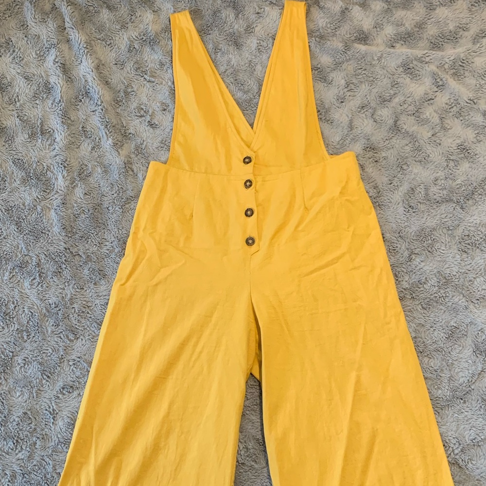 Sienna Sky Linen Romper